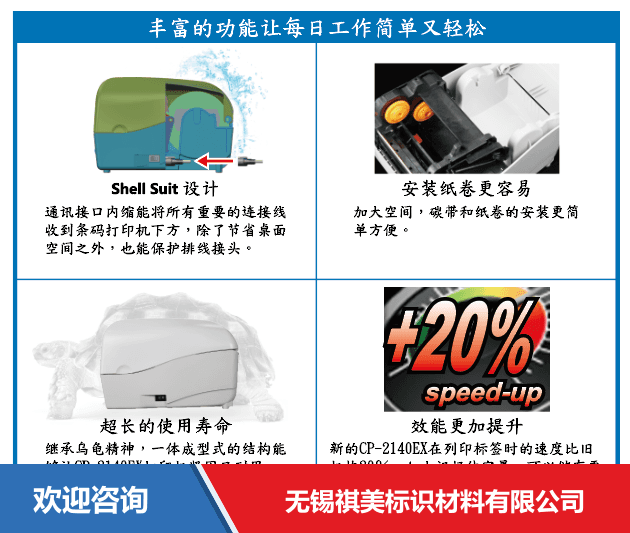 Argox 立象 CP-3140EX(USE) 条码打印机 - 图片 7