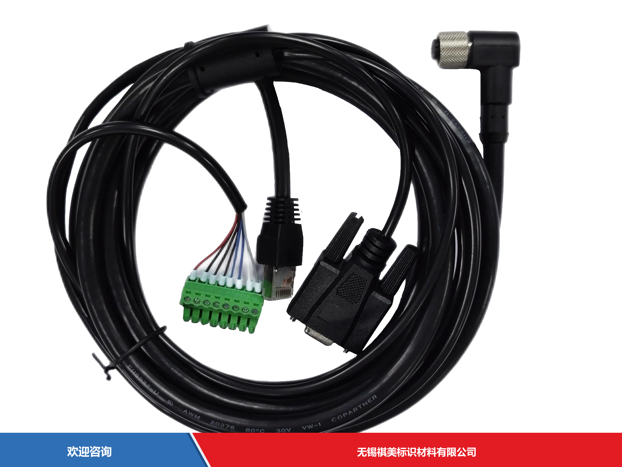 Hikrobot 海康机器人 MV-IDA-PE-M12A17pF(UP)-openRJ45DB9-ST-3m 固定式读码器